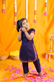 Sreeja Violet Croptop Salwar Mom & Me Set