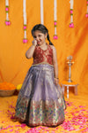 Gargi Lavender Lehenga Mini (Set of 2)