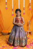 Gargi Lavender Lehenga Mini (Set of 2)