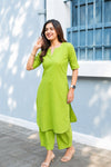 Suji Lemon Green Co-ords (Set of 2)