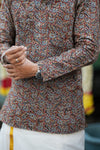 Tushar Red Kalamkari Shirt