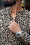 Tushar Black Kalamkari Shirt