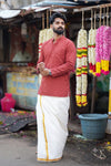 Yuvan Red Checks Shirt