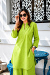 Malina Lemon Green Co-Ord (Set of 2)