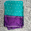 Yaazhi Aqua Blue Saree (Set of 2)