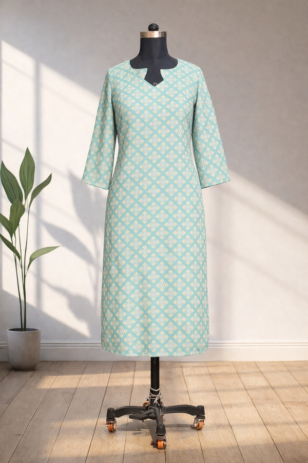 PoovizhiBlue Kurti