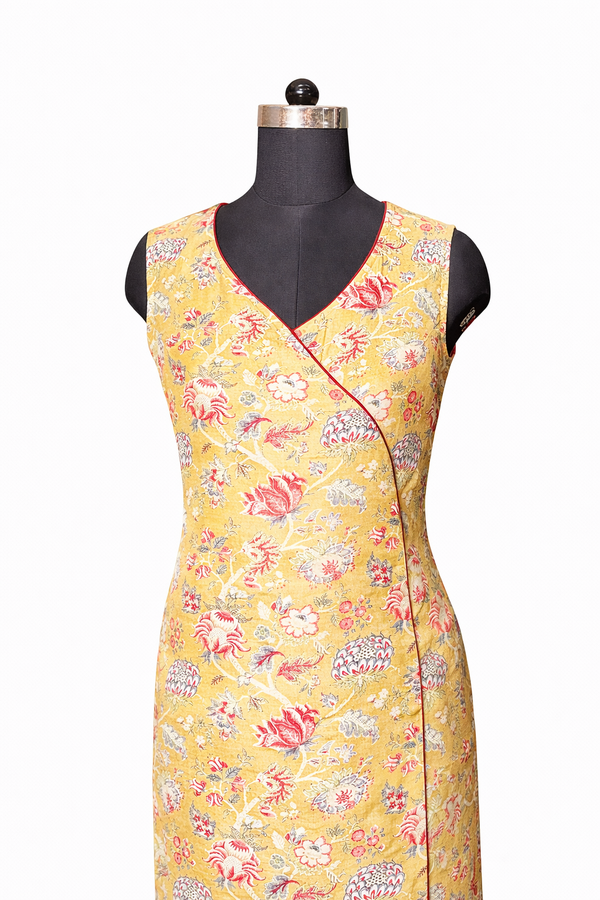 Aruvi Yellow Kurti