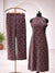 Sanjana Maroon Co - ords set