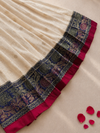 Karunya Ivory with Maroon Lehenga Mini
