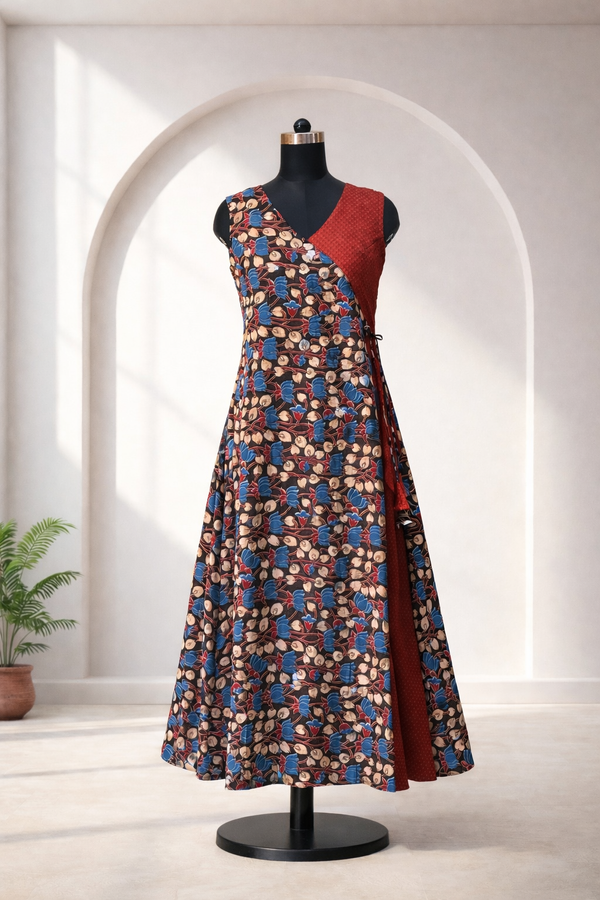 Sakshi Black with Red Dress