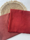Maroon – Handloom Cotton Top & Bottom Set