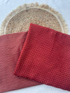 Maroon – Handloom Cotton Top & Bottom Set