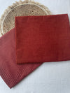 Rust – Handloom Cotton Top & Bottom Set