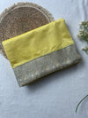 Yellow Chanderi Silk Saree