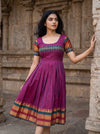 Charvi Magenta Narayanpet Dress