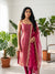 Mayilini Pink Shimmer Kotta Spaghetti Kurti Set ( Set of 2 )