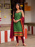 Charvi Green Narayanpet Spaghetti Kurti Set ( Set of 2 )
