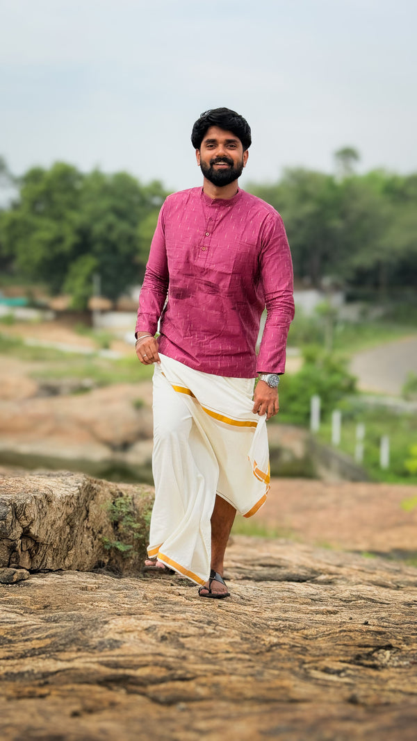 Arsh - Purple Mauve Kurta