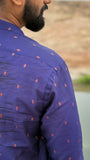 Arsh - Navy Blue Kurta