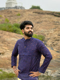 Arsh - Navy Blue Kurta