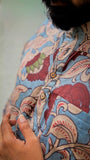 Arsh - Light Blue Kalamkari Kurta