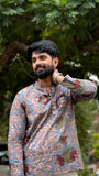 Arsh - Light Blue Kalamkari Kurta