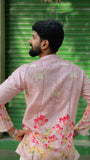Arsh - Pastel Pink Pichwai Kurta