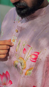 Arsh - Pastel Pink Pichwai Kurta
