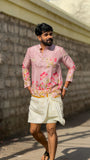 Arsh - Pastel Pink Pichwai Kurta