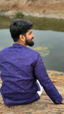 Arsh - Navy Blue Kurta