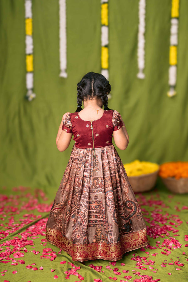 Anvi Grey Frock Mini