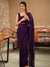 Madhanika VioletSaree (Set of 2)
