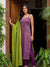Mayilini Violet Shimmer Kotta Spaghetti Kurti Set ( Set of 2 )