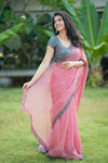 Nilani Pink Saree (Set of 2)