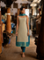 Poonguzhali Grey Sleeveless Chettinad Cotton Kurti Set ( Set of 2 )