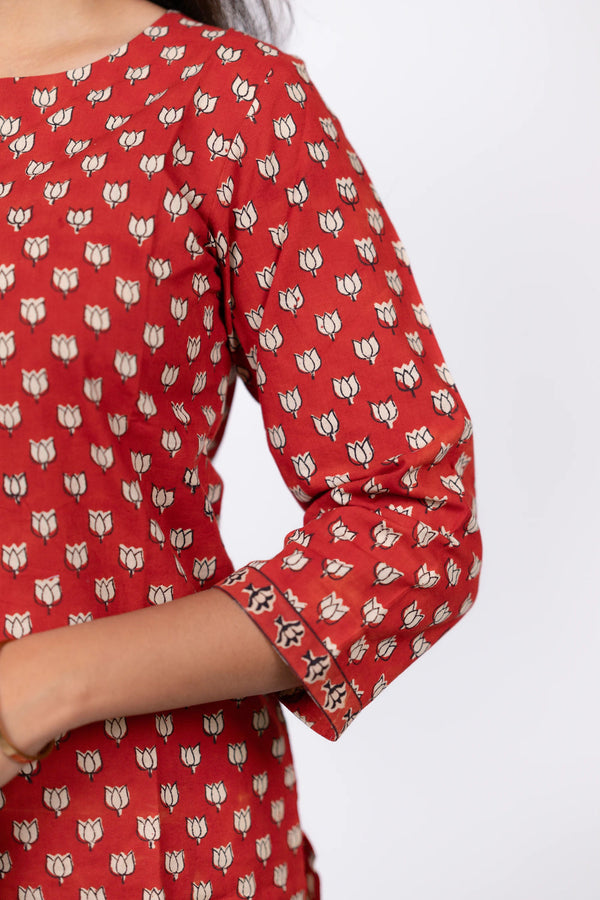 Lotus Print Kurta (PR)