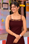 Riddhi Coffee Brown Chettinad Cotton Kurti Set (Set of 2)