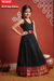 Tamizh Black Lehenga Mini (Set of 2)