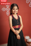 Tamizh Black Lehenga Mini (Set of 2)