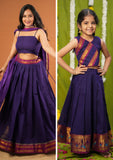 Sreeja Violet Mom & Me Set