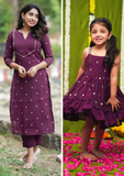 Meera Wine Mom & Me Set