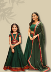 Sreeja Green Mom & Me Set