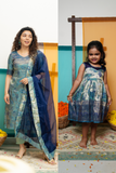 Varuni Navy & Teal Blue Mom & Me