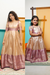 Aadhya Beige & Violet Mom & Me