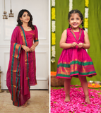 Jayanti Pink Mom & Me Set