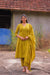 Turmeric Twist Handloom A-Line Co-ord Set With Dupatta (PR)