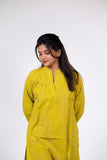 Kiwi Zest Handloom Kurta (PR)