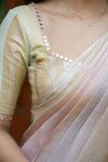 Yazhmozhi Peach Multicolour Saree (Set of 2)
