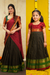 Daksha Black Checks Halfsaree& Frock Mom & Me
