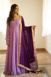 IMD - Isha Purple Georgette Dress